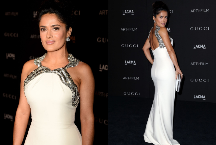 Salma Hayek mặc tôn chiều cao 1,57 m-110-1