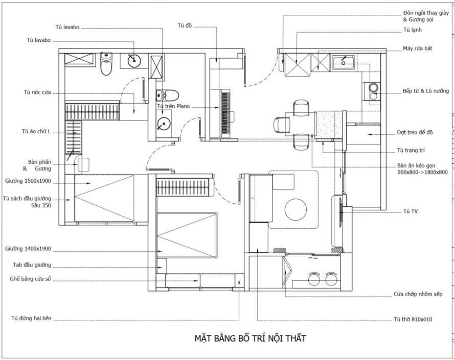 Căn hộ 65 m2 có nội thất thiết kế riêng cho người lớn tuổi-256-1