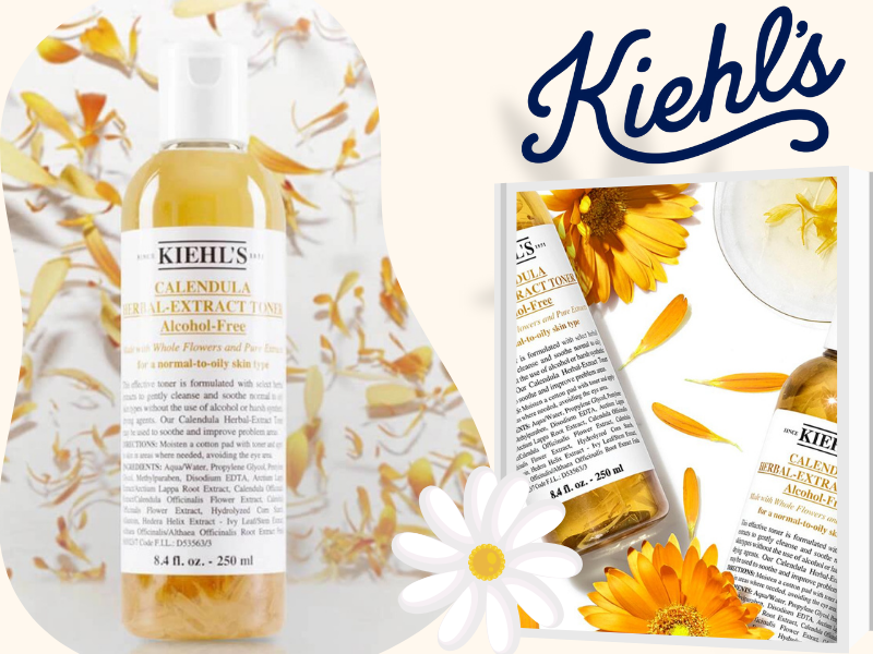 Kiehl's - Nước cân bằng hoa cúc Calendula Herbal Extract Alcohol-693-1