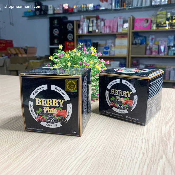 Kem Dưỡng Trắng Da Trị Nám Berry Plus Extra Whitening Cream Thái Lan-4