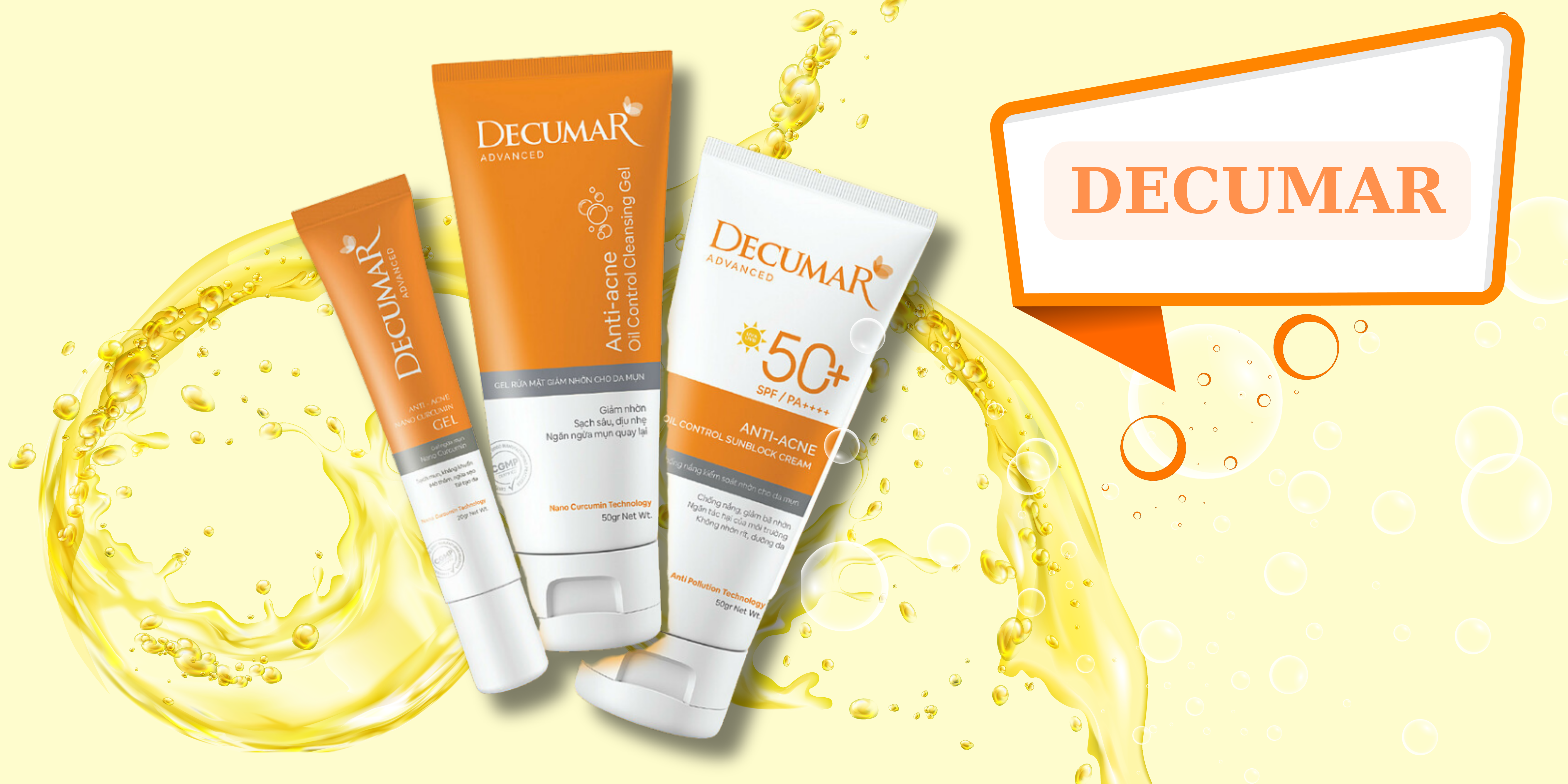 Decumar - Thương hiệu trị mụn top đầu Việt Nam