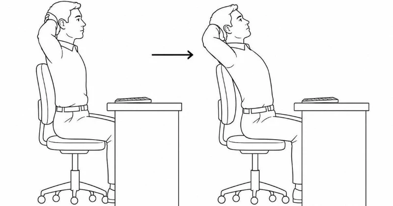 4 bài tập tại bàn làm việc giúp giảm đau mỏi cho người U40