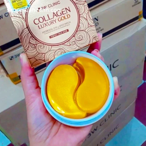 Đắp Mắt Chống Lão Hóa Collagen Luxury Gold Hydrogel Eye & Spot Patch 3w Clinic