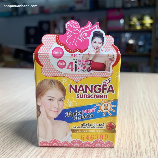Kem Chống Nắng Che Khuyết Điểm Nangfa 4in1 - Nangfah SPF 50 Thái Lan