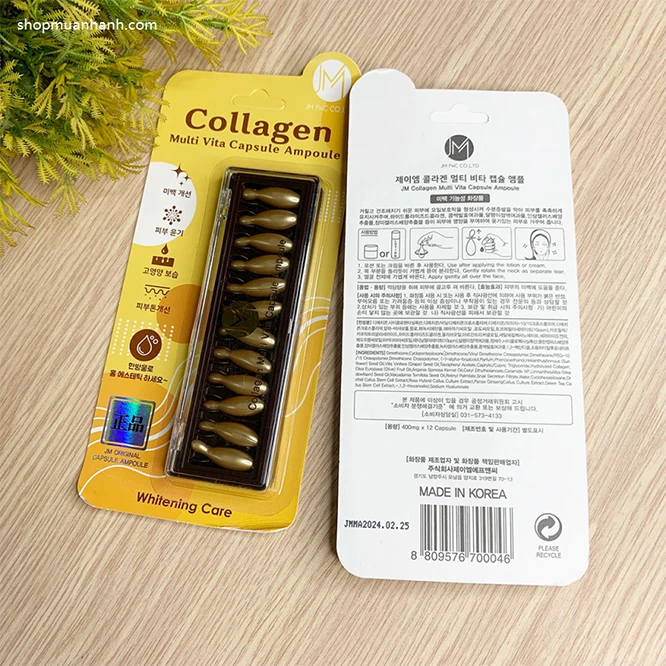 Viên Collagen Tươi Đẹp Da Ammud Multi Vita Ampoule Collagen Hàn Quốc