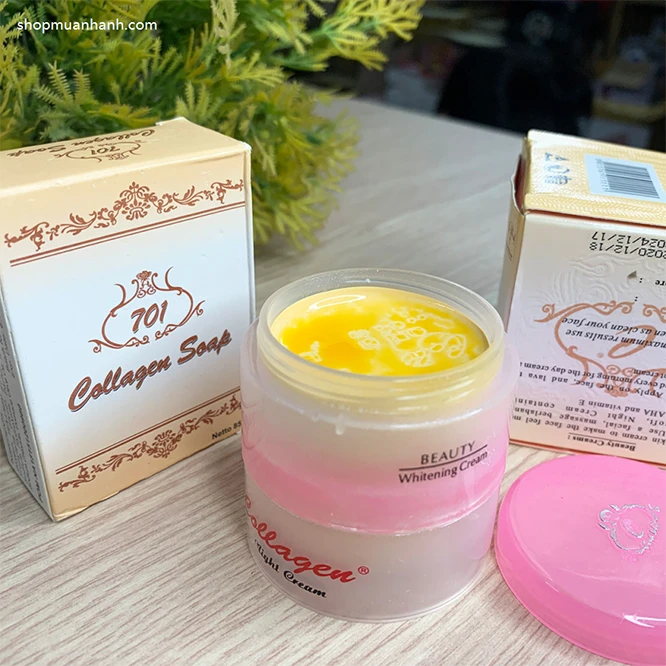 Bộ Siêu Trị Nám Tàn Nhang Collagen Plus Vit E