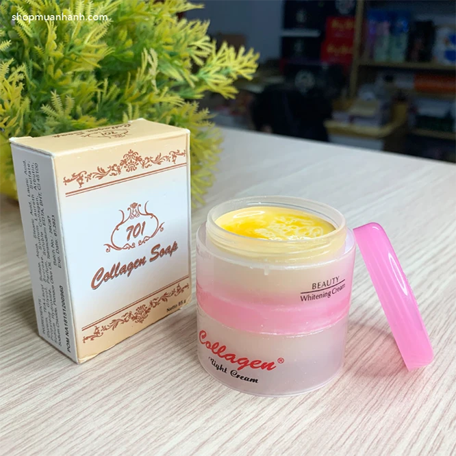 Bộ Siêu Trị Nám Tàn Nhang Collagen Plus Vit E