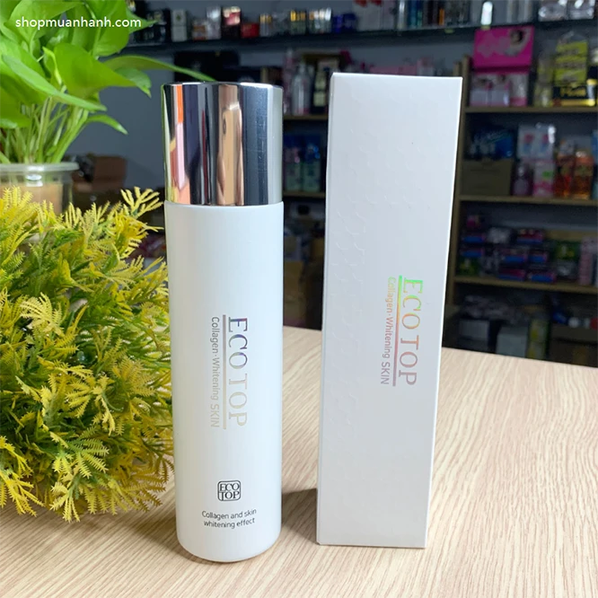 Nước Hoa Hồng Trắng Da Ecotop Collagen Whitening Skin 150ml