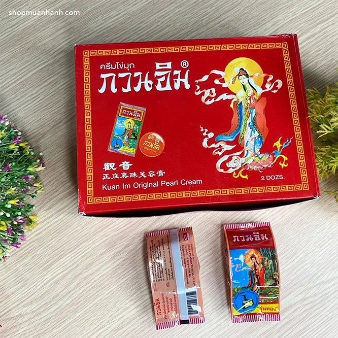 Hướng Dẫn Sử Dụng Kem Ngọc Trai Trị Mụn Và Dưỡng Trắng Da Thái Lan Cô Tiên Kuan Im