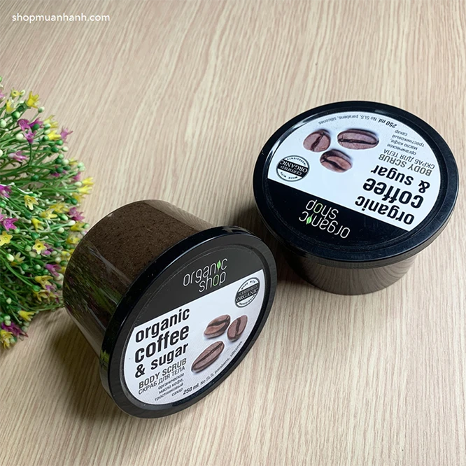 Hướng Dẫn Sử Dụng Kem Tẩy da chết Toàn Thân Organic Coffee & Sugar Body Scrub Nga