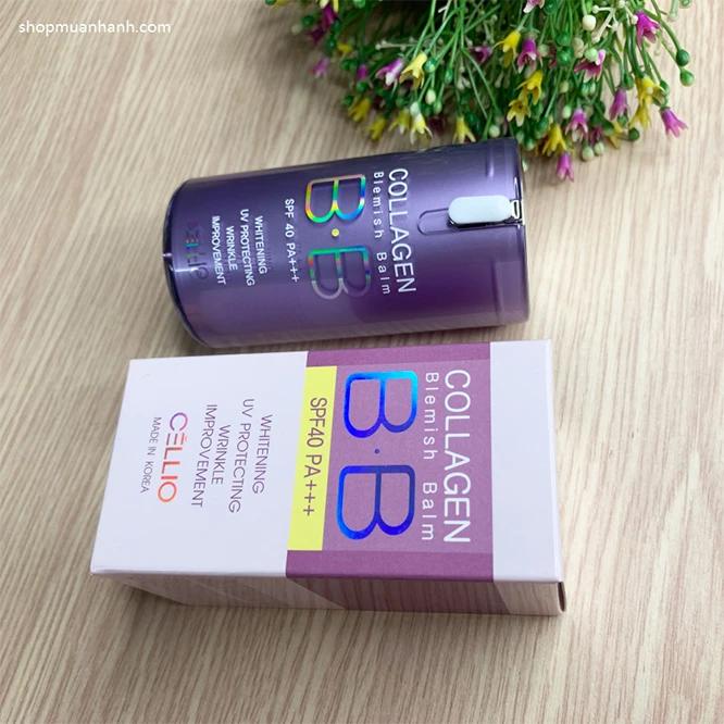 Kem Nền Cellio Collagen Blemish Balm B.B SPF 40 PA