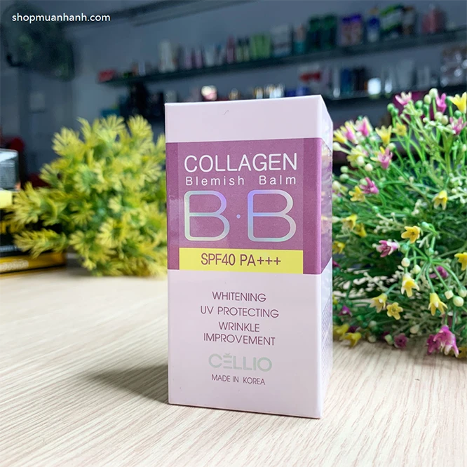 Kem Nền Cellio Collagen Blemish Balm B.B SPF 40 PA