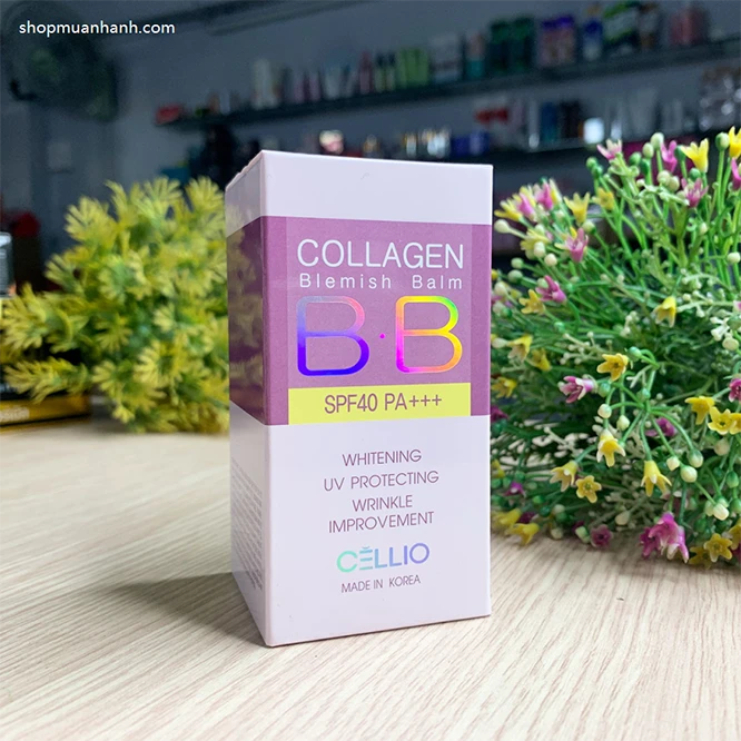 Cách Sử Dụng Kem Nền Cellio Collagen Blemish Balm B.B SPF 40 PA