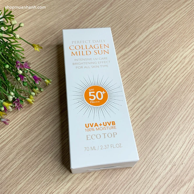 Hướng Dẫn Sử Dụng Kem Chống Nắng Collagen Mild Sun 70ml Hàn Quốc