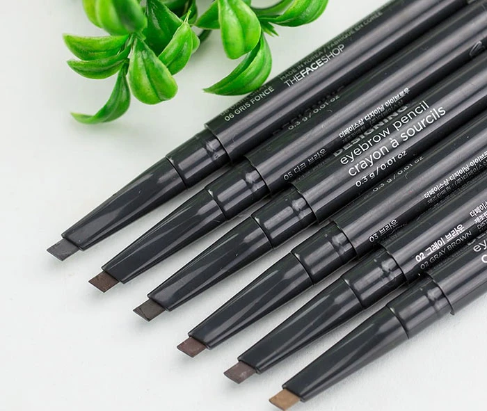 Công Dụng Chì Kẻ Mày 2 Đầu The Face Shop Designing Eyebrow Pencil