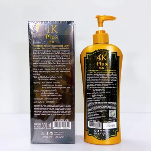 Dưỡng Trắng Da 4k Plus 5x Whitening Perfect Glutathione Thái Lan