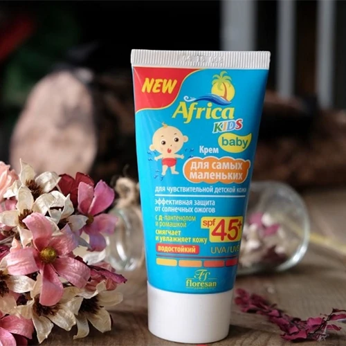 Kem Chống Nắng Africa cho Bé Spf 45 Plus Nhập Khẩu từ Nga