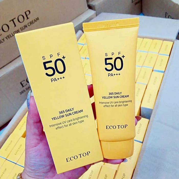 Kem Chống Nắng Ecotop 365 Daily Yelllow Sun Cream Spf 50+/ Pa++