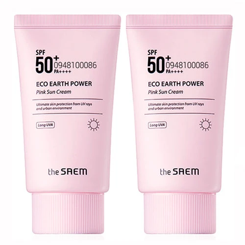 Kem Chống Nắng the Saem Eco Earth Power Pink Sun Cream Spf50 Plus Pa