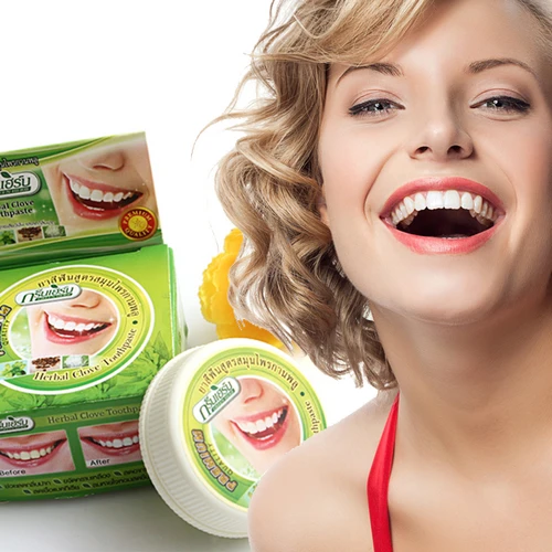 Kem Làm Trắng Răng Herbal Clove Toothpaste Premium Quality Nhanh Chóng