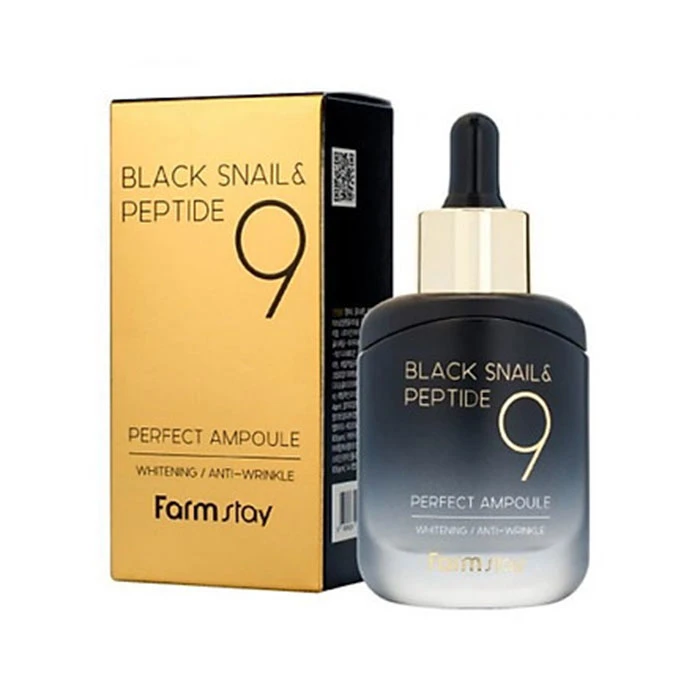 Serum Dưỡng Trắng và Chống Lão Hóa từ Ốc Sên và Peptide 9 - Black Snail & Perfect 9 Ampoule