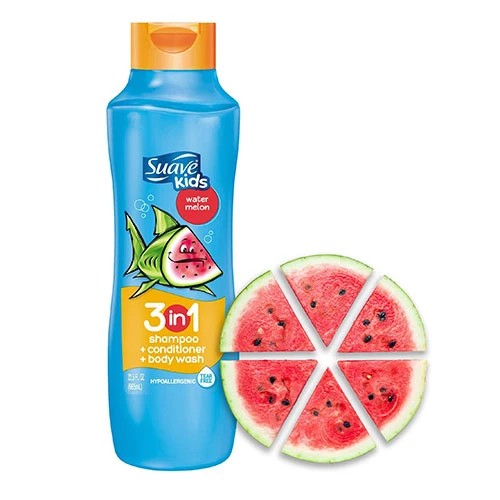 Sữa Tắm - Gội và Xả cho Trẻ Em Suave Kids 3 in 1 Nhập Khẩu từ Mỹ (hương Trái Cây)