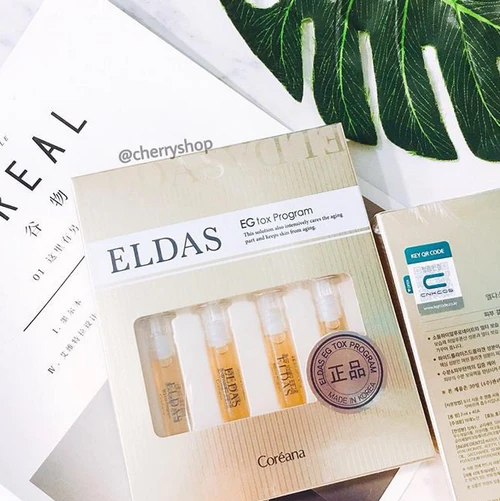 Tế Bào Gốc Eldas Eg Tox Program Coreana Mini 4 Ống