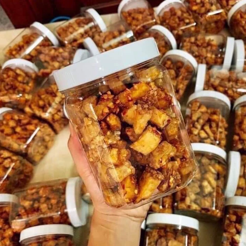 Tóp Mỡ Rim Mắm Tỏi Giòn Thơm