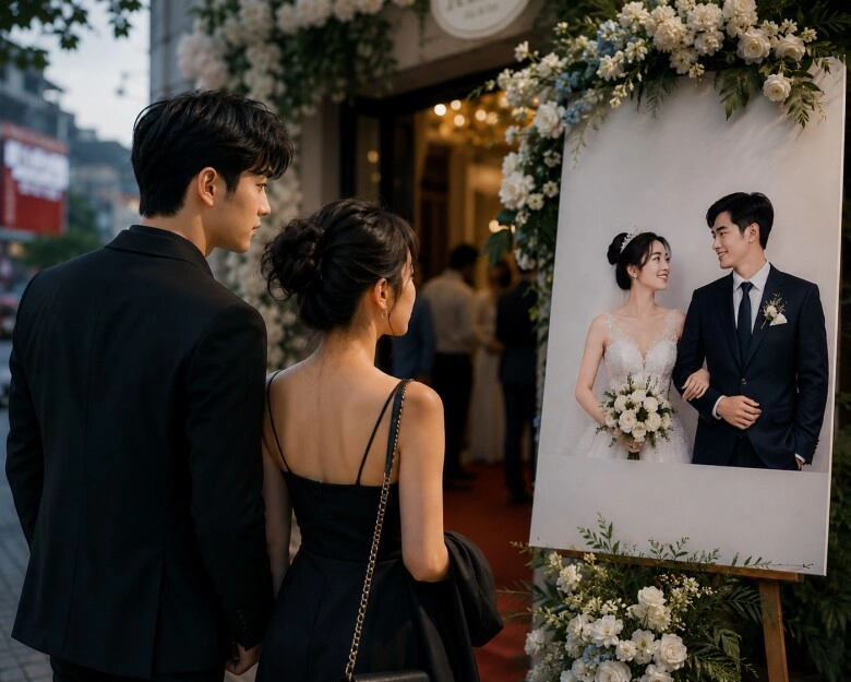 Đưa bạn gái trẻ đẹp đến đám cưới vợ cũ để "chúc mừng", vừa nhìn thấy chú rể, tôi lặng lẽ quay về
