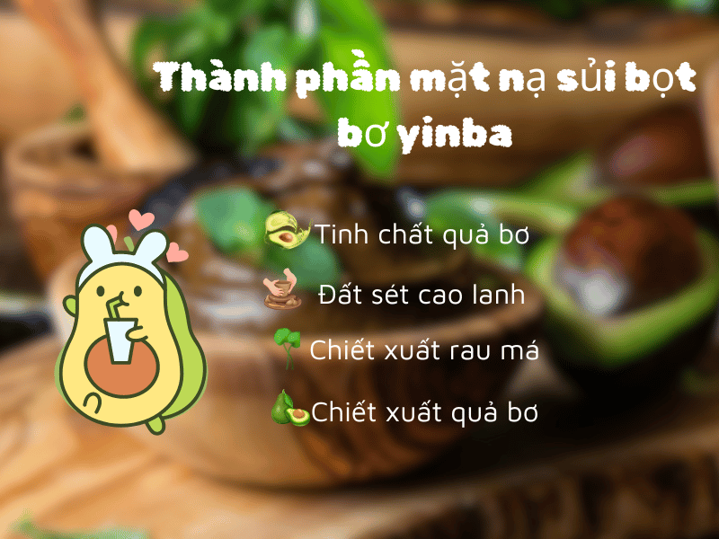 Mặt nạ sủi bọt bơ YINBA - chăm sóc da toàn diện cho phái đẹp-528-1