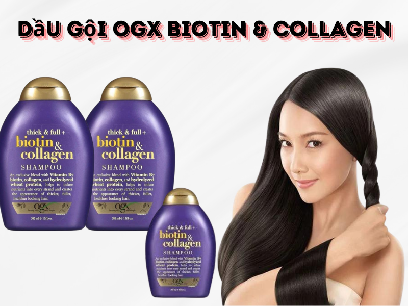 Dầu gội Ogx Biotin & Collagen - Giúp tóc chắc khỏe-650-1