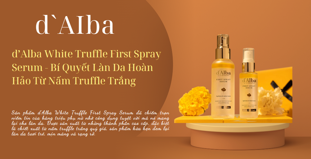 d’Alba White Truffle First Spray Serum: Serum Dưỡng Ẩm, Chống Lão Hóa Hiệu Quả-656-1