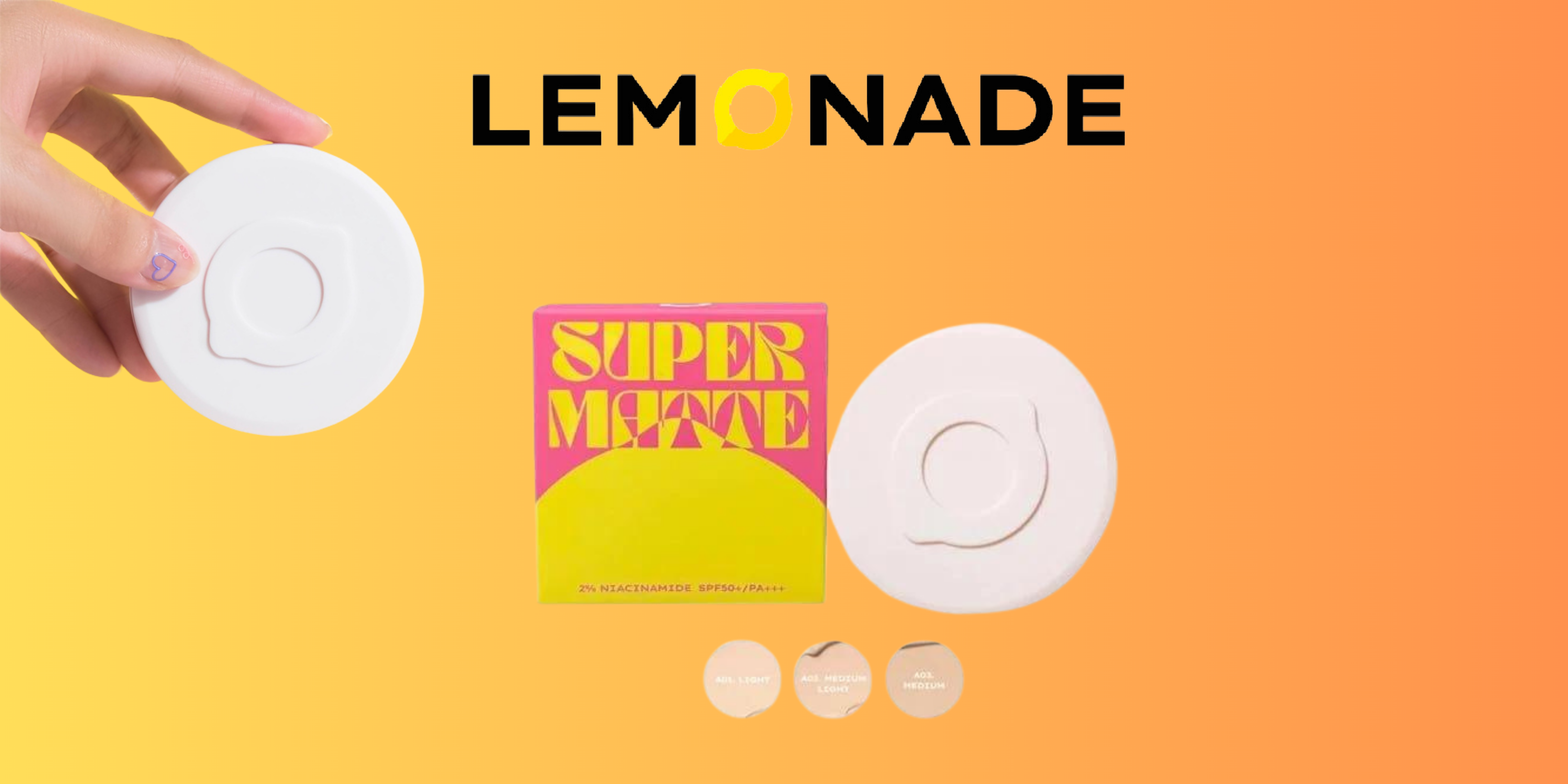 Phấn nước Lemonade Supper Matte - Che phủ mọi khuyết điểm